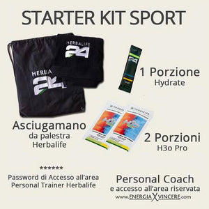 𝗖𝗥𝟳 𝗞𝗶𝘁 𝗛𝘆𝗱𝗿𝗮𝘁𝗲 Kit Sport con Sacca H24